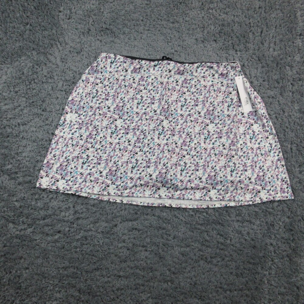 Skirt Sports Skort Womens 3X Lilac Love Triangle Happy Girl Shorts 39x18.5* NWT